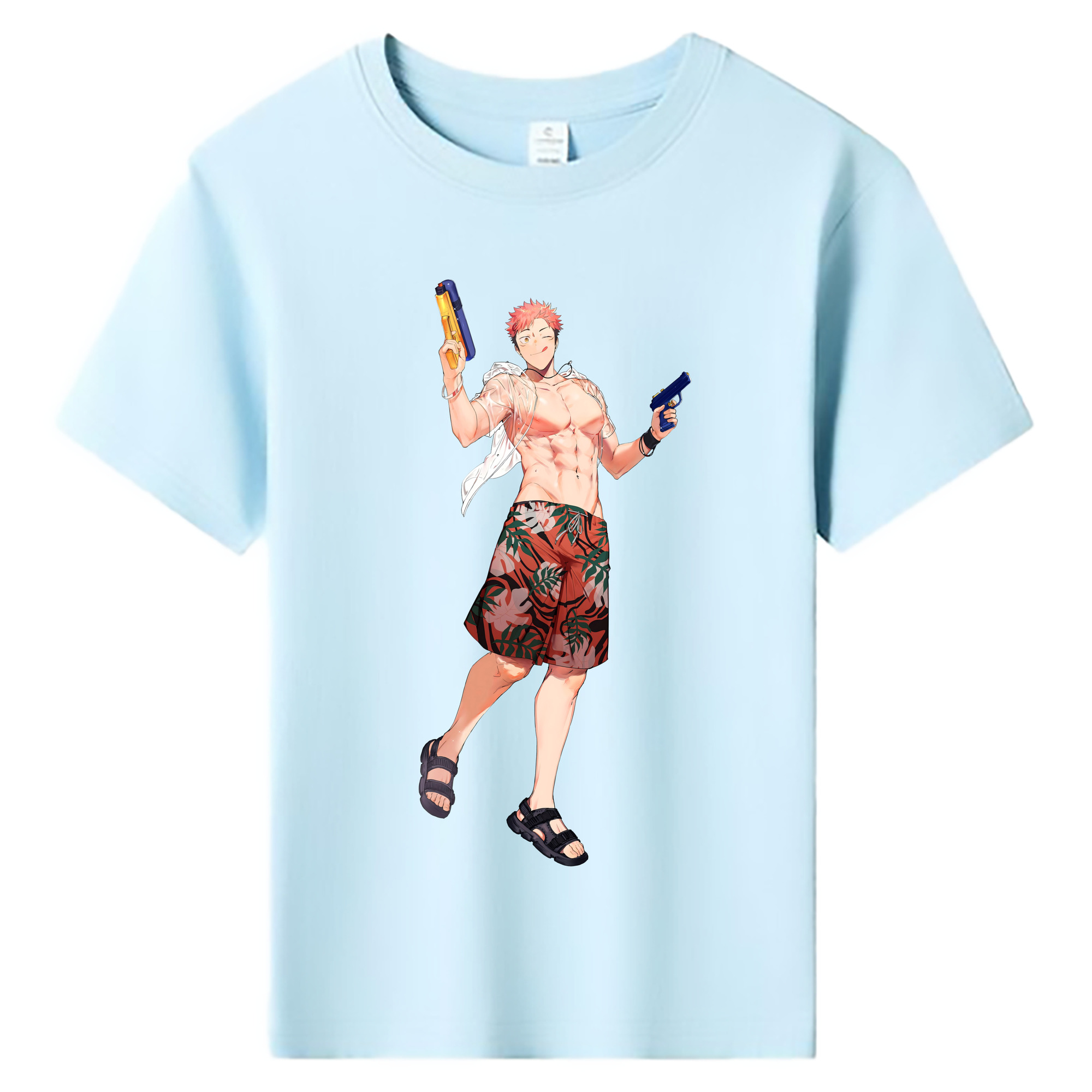 （画像用） 呪術廻戦 Jujutsu Kaisen 綿100％キッズTシャツ（フロントプリント）